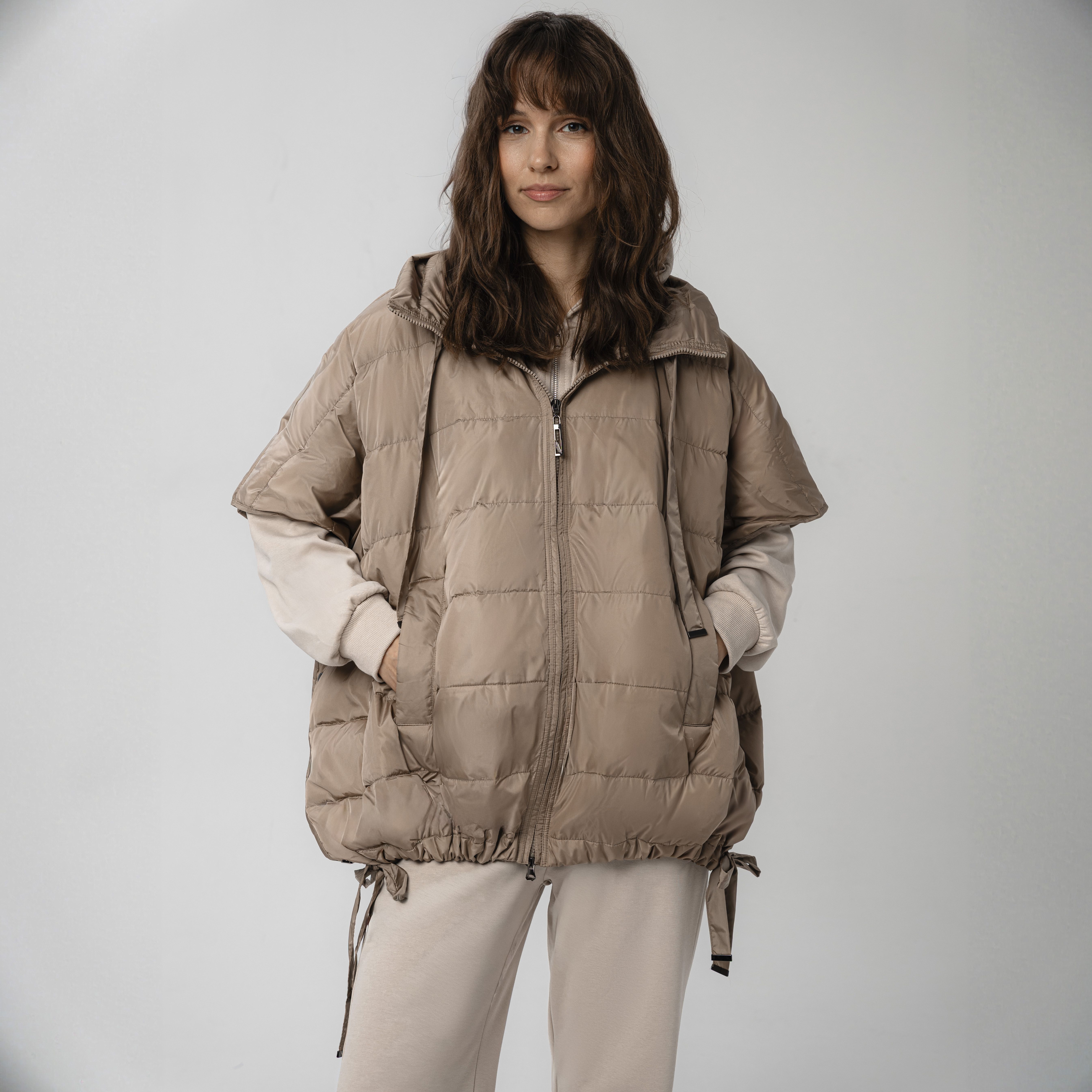 Жилет жен. МС 091 (one size бежевый)