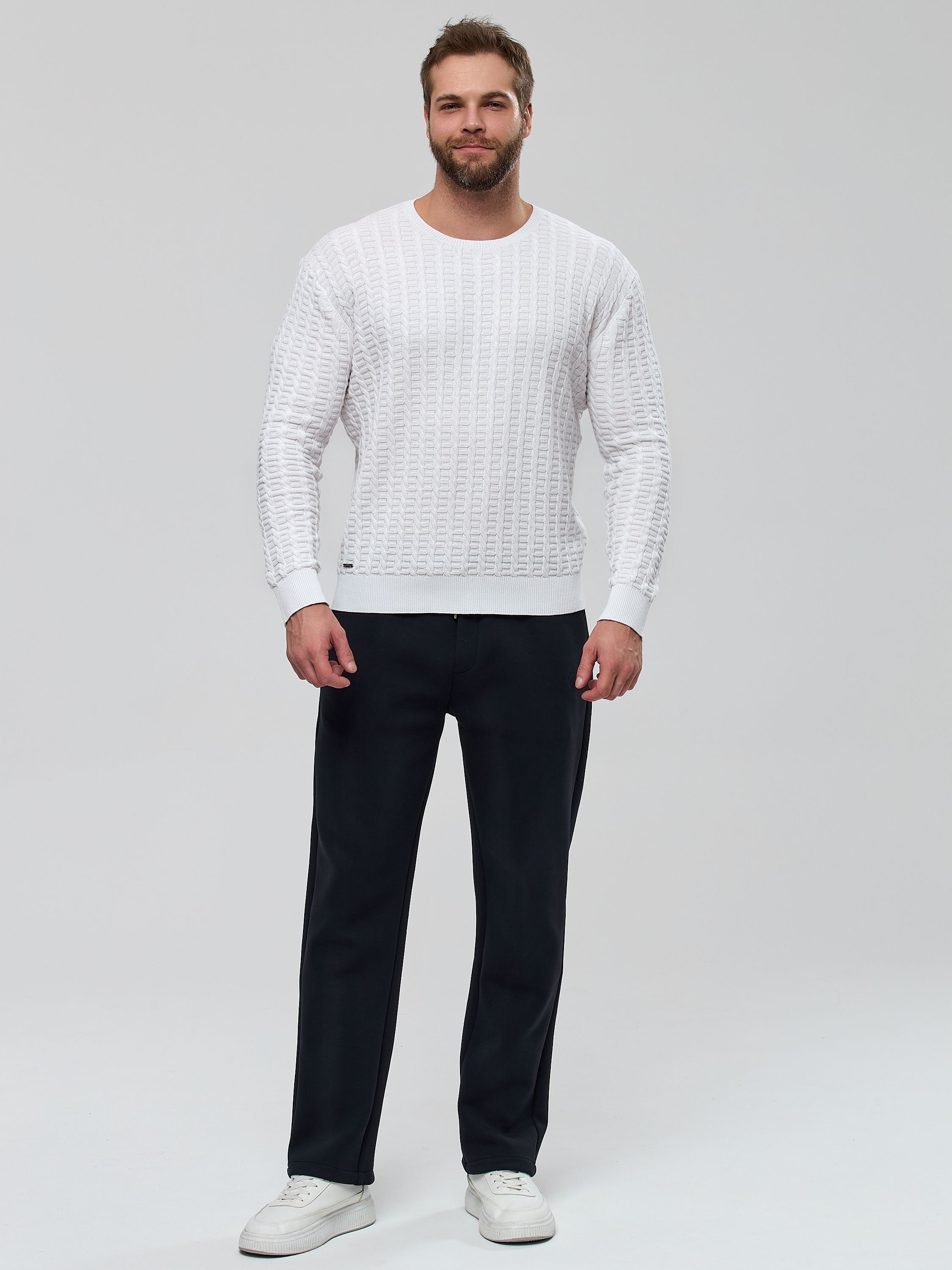 Джемпер муж. МС "косичка" 96297 (M-4XL)