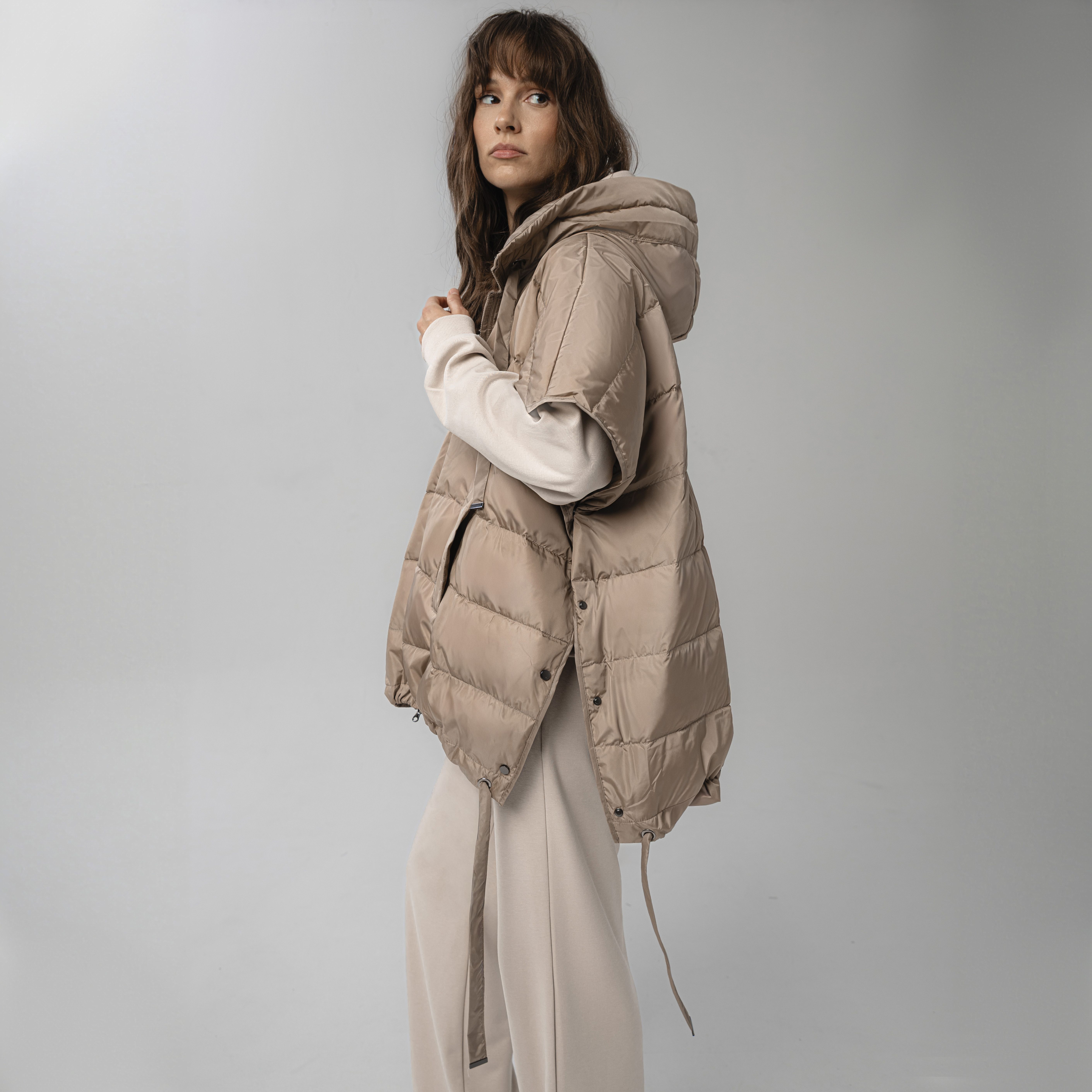 Жилет жен. МС 091 (one size бежевый)