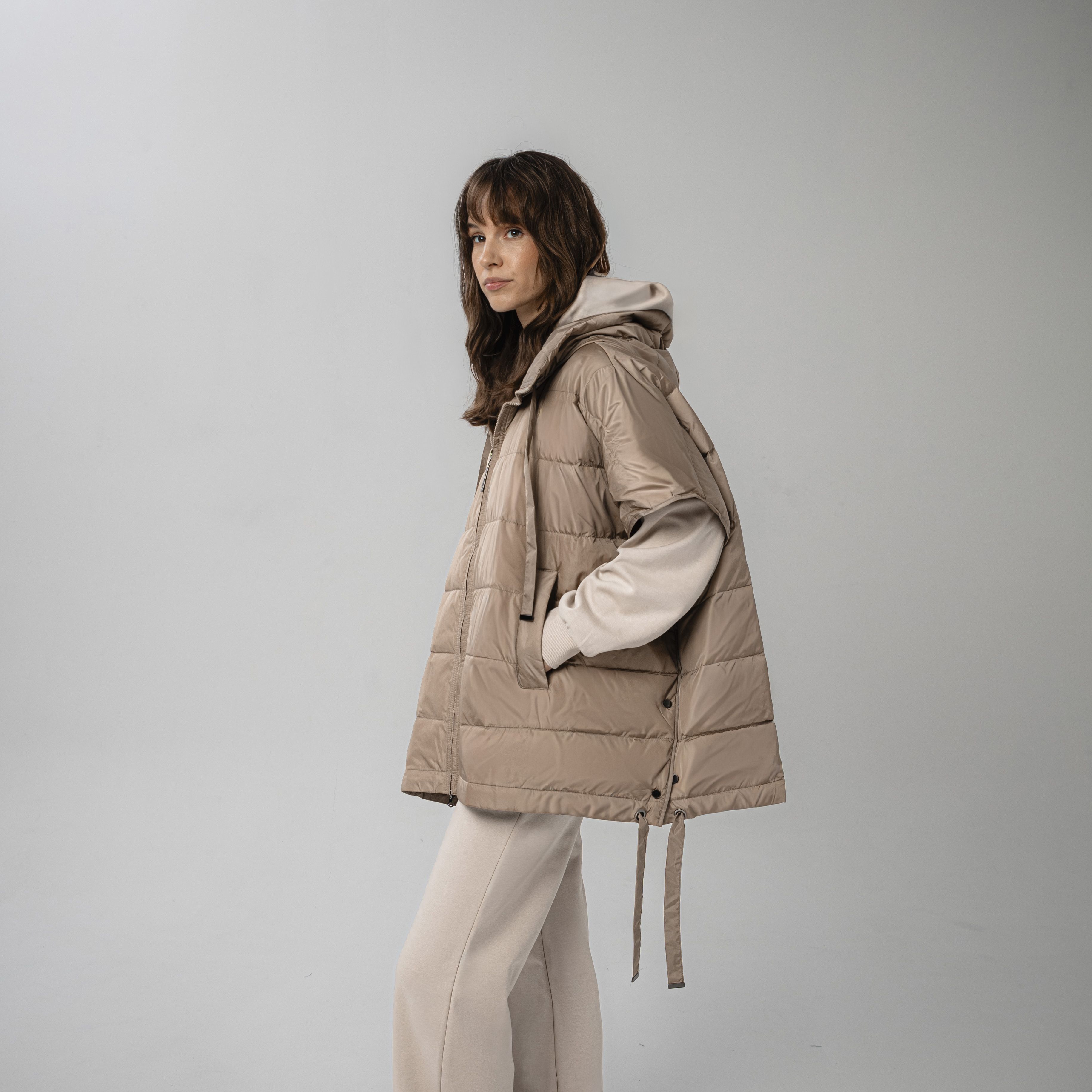 Жилет жен. МС 091 (one size бежевый)