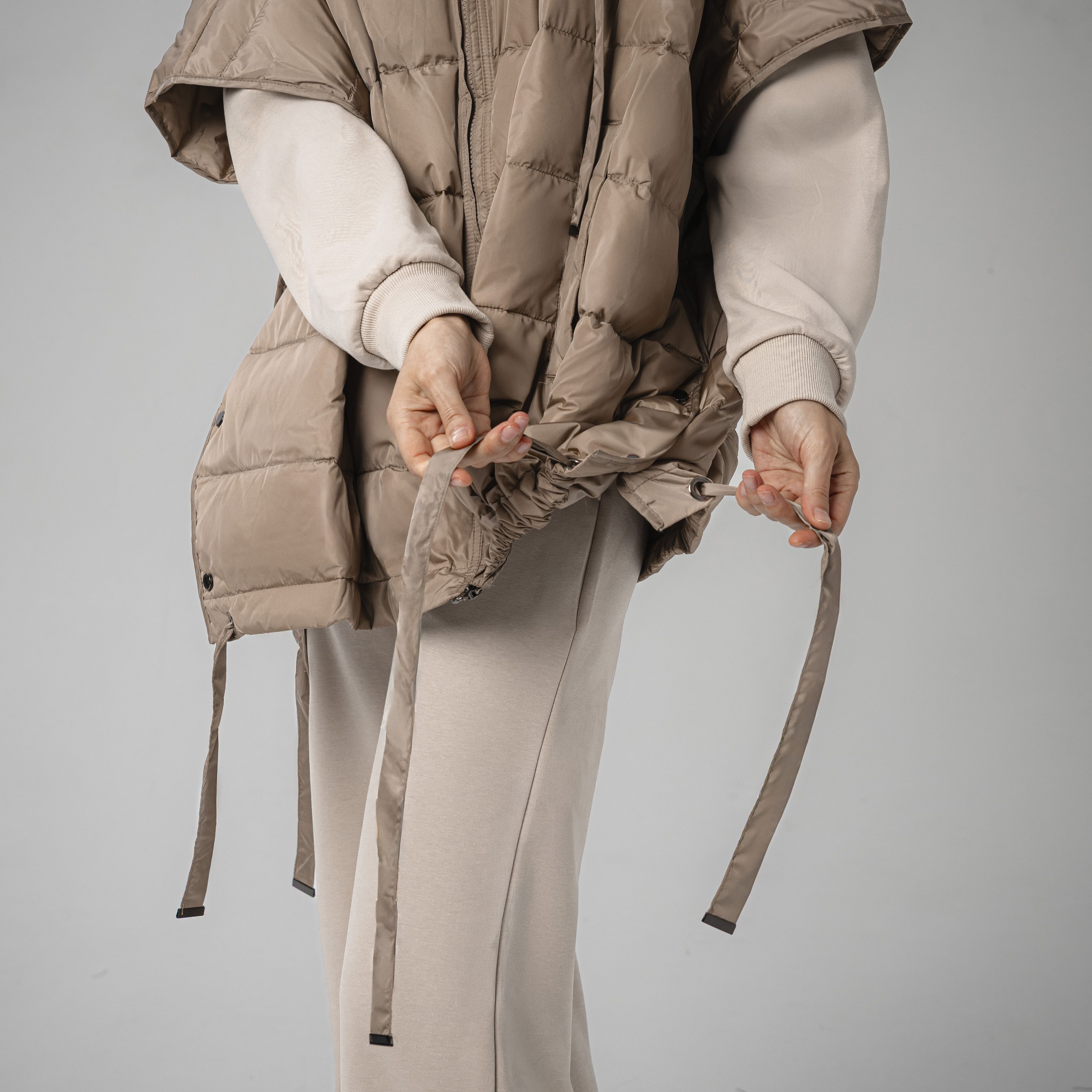 Жилет жен. МС 091 (one size бежевый)