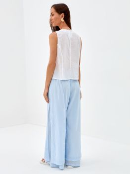 Топ жен. Manvi Anika 10081 (S-XXL) (L/XL белый)