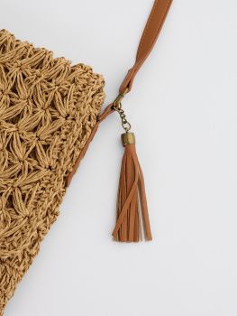 Сумка жен. МС ажур соломка 10054