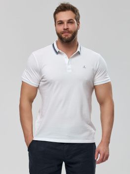 Поло муж. МС 2129 (M-6XL) (L белый)