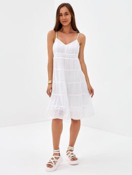 Сарафан жен. Manvi Aisha dress 10083 (S-2XL) (L/XL белый)