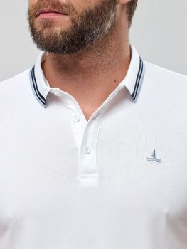 Поло муж. МС 2129 (M-6XL) (L белый)