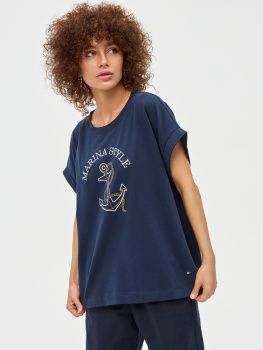 Футболка жен. МС якорь 006 (S-4XL)