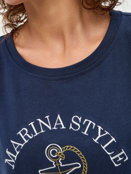 Футболка жен. МС якорь 006 (S-4XL)