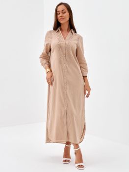 Платье жен. Manvi Barbara 7208 (S-XXXL) (L/XL бежевый)