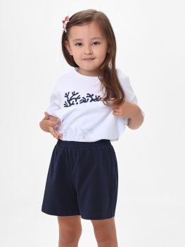 Шорты дев. МС 066 (2-8) (2-92 см синий)