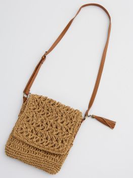 Сумка жен. МС ажур соломка 10054