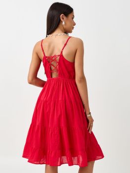 Сарафан жен. Manvi Katrina 10032 (S-XXL) (L/XL красный)