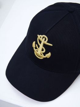 Бейсболка муж МС якорь 3D 9948 (58 синий)