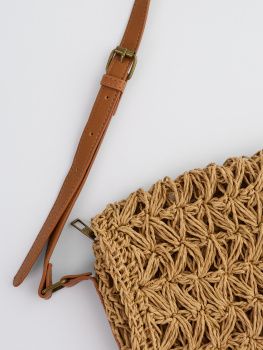 Сумка жен. МС ажур соломка 10054