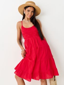 Сарафан жен. Manvi Katrina 10032 (S-XXL) (L/XL красный)