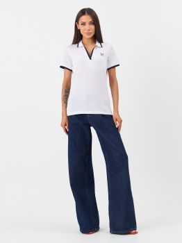 Поло жен. МС 24103 (S-4XL) (L белый)
