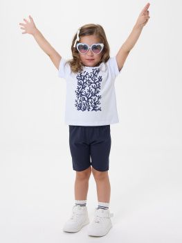 Лосины дев. МС 081 (2-8) (2-92 см синий)