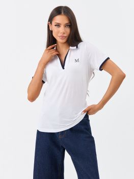Поло жен. МС 24103 (S-4XL) (L белый)