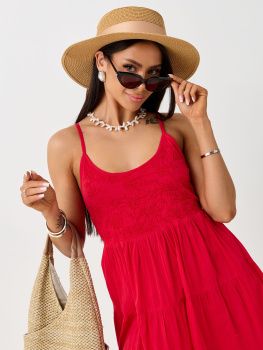 Сарафан жен. Manvi Katrina 10032 (S-XXL) (L/XL красный)