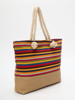 Сумка пляжная МС цвет.полоска 10040