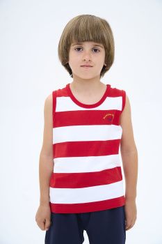 Майка мал.МС 461 (2-15) (11-146 см красный)