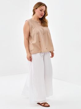 Блуза жен. Manvi Kanpur 10079 (S- XL) (M бежевый)