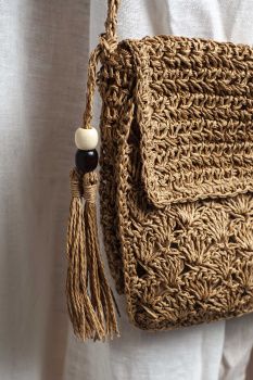 Сумка жен. МС соломка ажур 8942