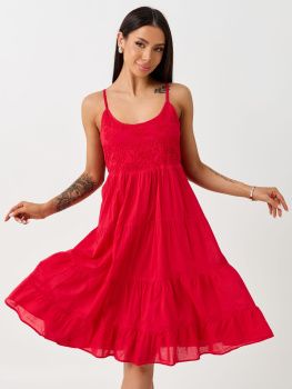 Сарафан жен. Manvi Katrina 10032 (S-XXL) (L/XL красный)