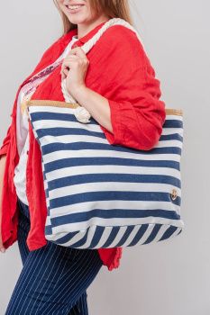 Сумка пляжная МС полоска 7001