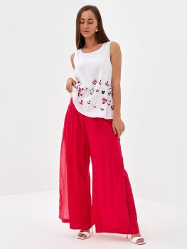 Брюки жен. Manvi Phuket 7204 (S-XL) (L/XL красный)