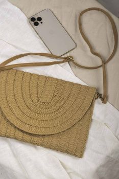 Сумка жен. МС соломка клатч 8939