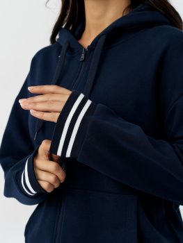 Толстовка жен. МС Joggy 0296 (XS-L ) (XS синий)