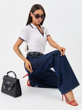 Поло жен. МС 24103 (S-4XL) (L белый)