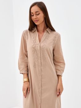 Платье жен. Manvi Barbara 7208 (S-XXXL) (L/XL бежевый)