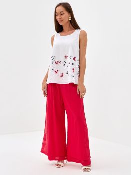 Брюки жен. Manvi Phuket 7204 (S-XL) (L/XL красный)
