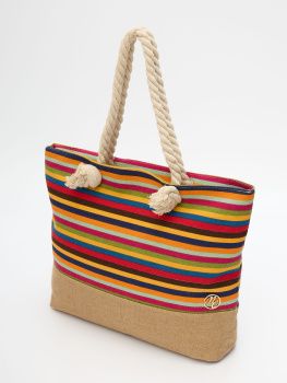 Сумка пляжная МС цвет.полоска 10040