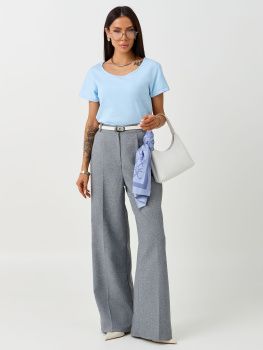 Футболка жен. МС "Base" 4602 (S-5XL) (5XL голубой)