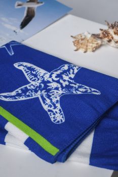 Полотенце пляжное ракушки МС 08568