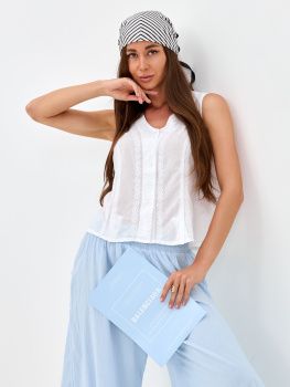 Топ жен. Manvi Anika 10081 (S-XXL) (L/XL белый)