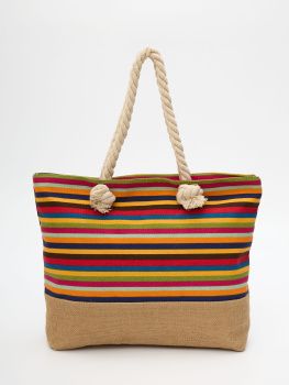 Сумка пляжная МС цвет.полоска 10040